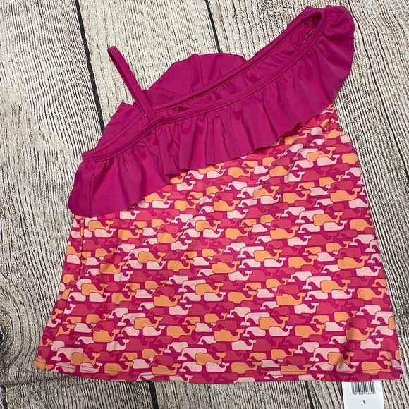 Winnie's Wave Spotter Swim Shirt - Pink Greenbrier Gingham with Worth Avenue White (UPF 35+)